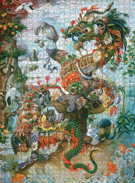 Pomegranate, Heidi Taillefer: Dragon of the Yangtze 1000-Piece Jigsaw Puzzle