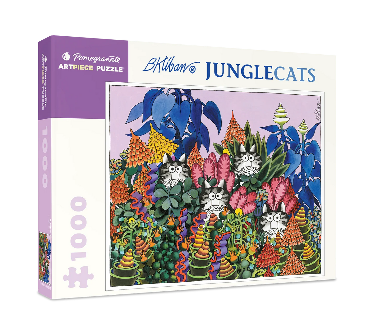 Pomegranate, B. Kliban: Jungle Cats 1000-Piece Jigsaw Puzzle
