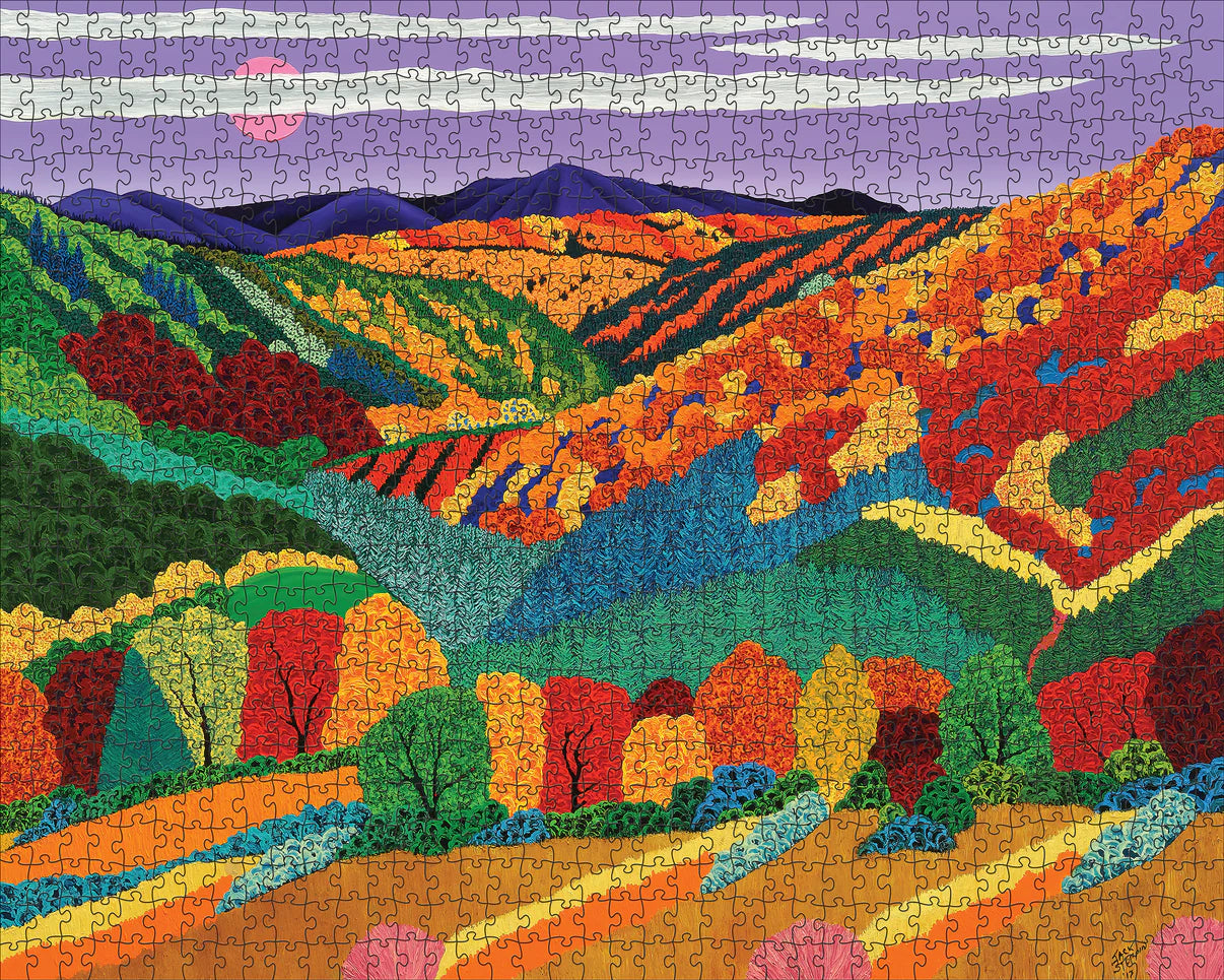 Pomegranate, Jack Stuppin: Catskill Moon 1000-Piece Jigsaw Puzzle
