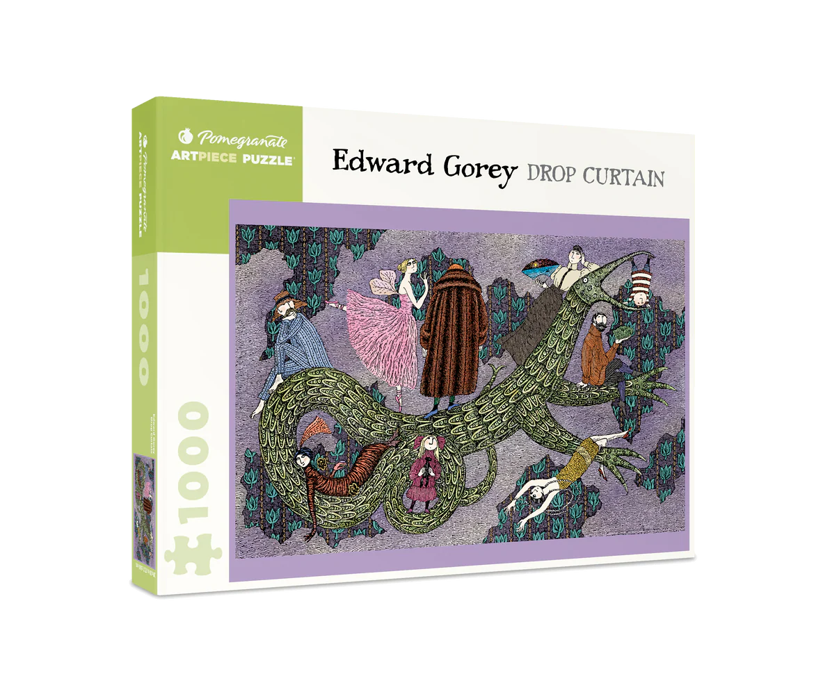 Pomegranate, Edward Gorey: Drop Curtain 1000-Piece Jigsaw Puzzle