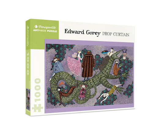 Pomegranate, Edward Gorey: Drop Curtain 1000-Piece Jigsaw Puzzle