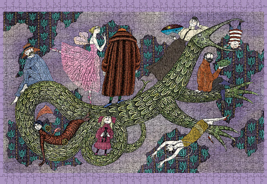 Pomegranate, Edward Gorey: Drop Curtain 1000-Piece Jigsaw Puzzle