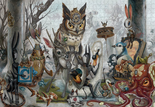 Pomegranate, Greg “CRAOLA” Simkins: Let the Outside In 1000-Piece Jigsaw Puzzle