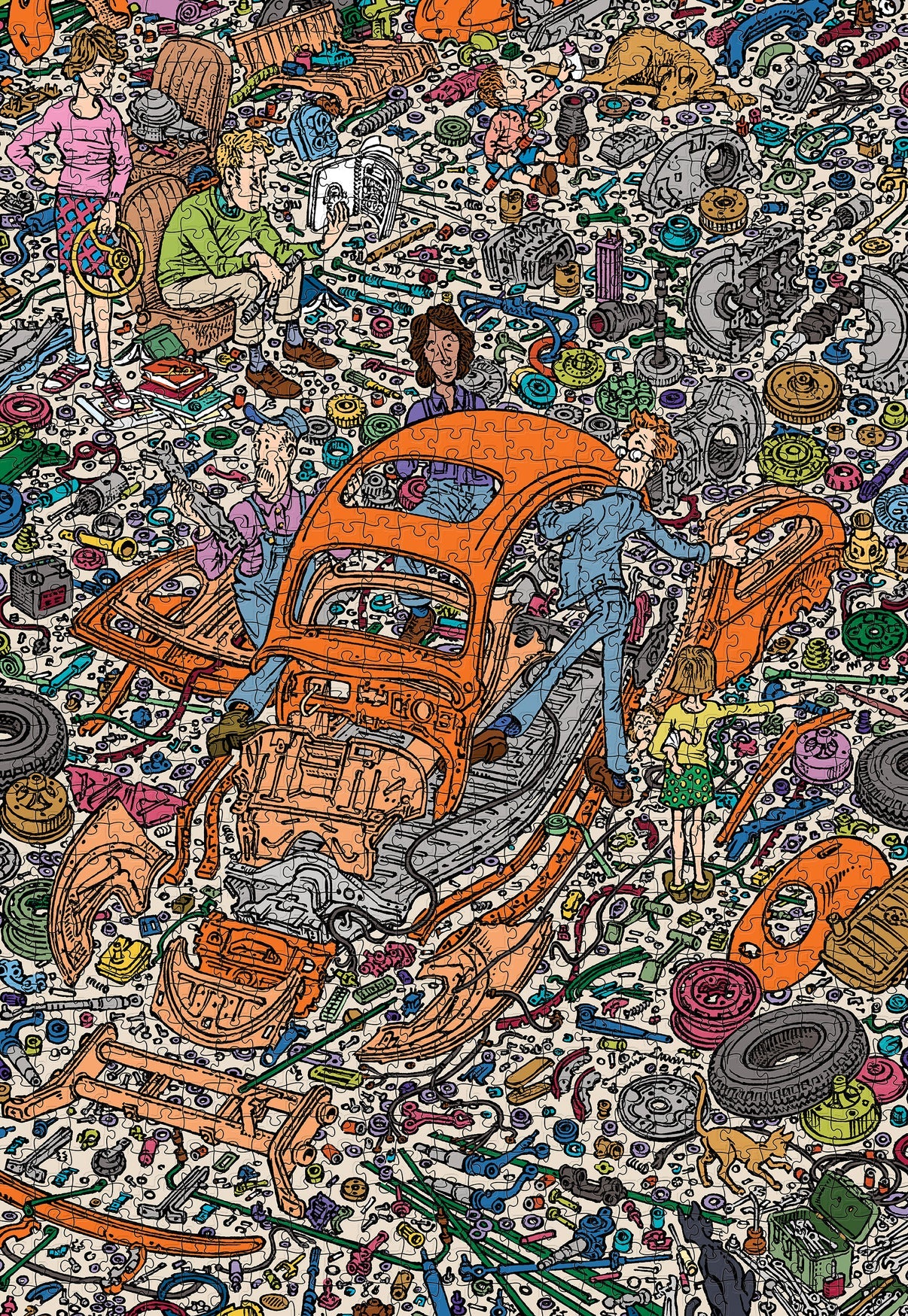 Pomegranate, Peter Aschwanden: The Exploded Beetle 1000-Piece Jigsaw Puzzle