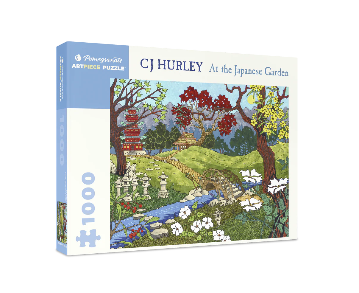 Pomegranate, CJ Hurley: At the Japanese Garden 1000-Piece Jigsaw Puzzle