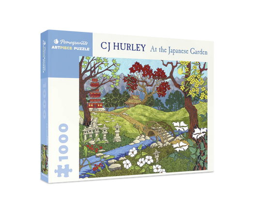 Pomegranate, CJ Hurley: At the Japanese Garden 1000-Piece Jigsaw Puzzle