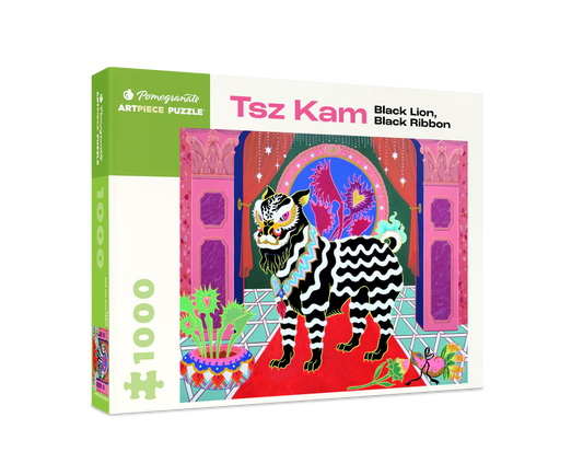 Pomegranate, Tsz Kam: Black Lion, Black Ribbon 1000-Piece Jigsaw Puzzle