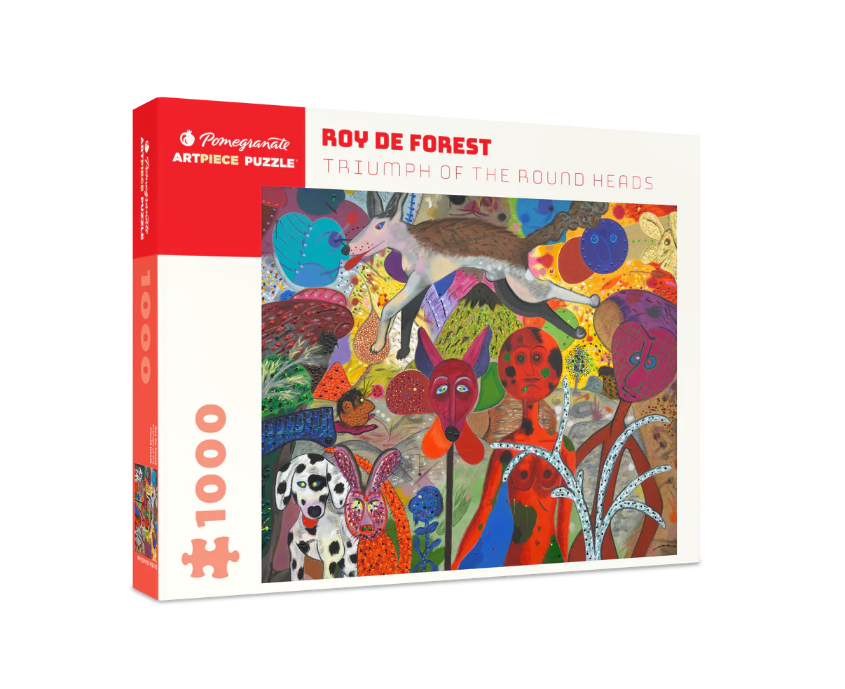 Pomegranate, Roy De Forest: Triumph of the Round Heads 1000-Piece Jigsaw Puzzle