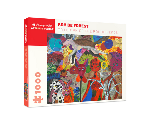 Pomegranate, Roy De Forest: Triumph of the Round Heads 1000-Piece Jigsaw Puzzle