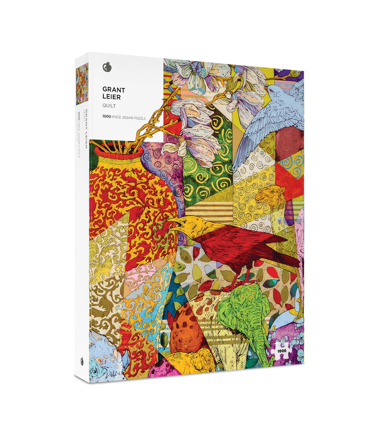 Pomegranate, Grant Leier: Quilt 1000-Piece Jigsaw Puzzle