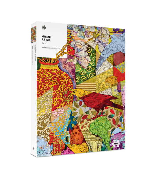 Pomegranate, Grant Leier: Quilt 1000-Piece Jigsaw Puzzle