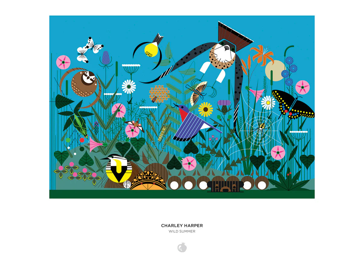 Pomegranate, Charley Harper: Wild Summer 1000-Piece Jigsaw Puzzle