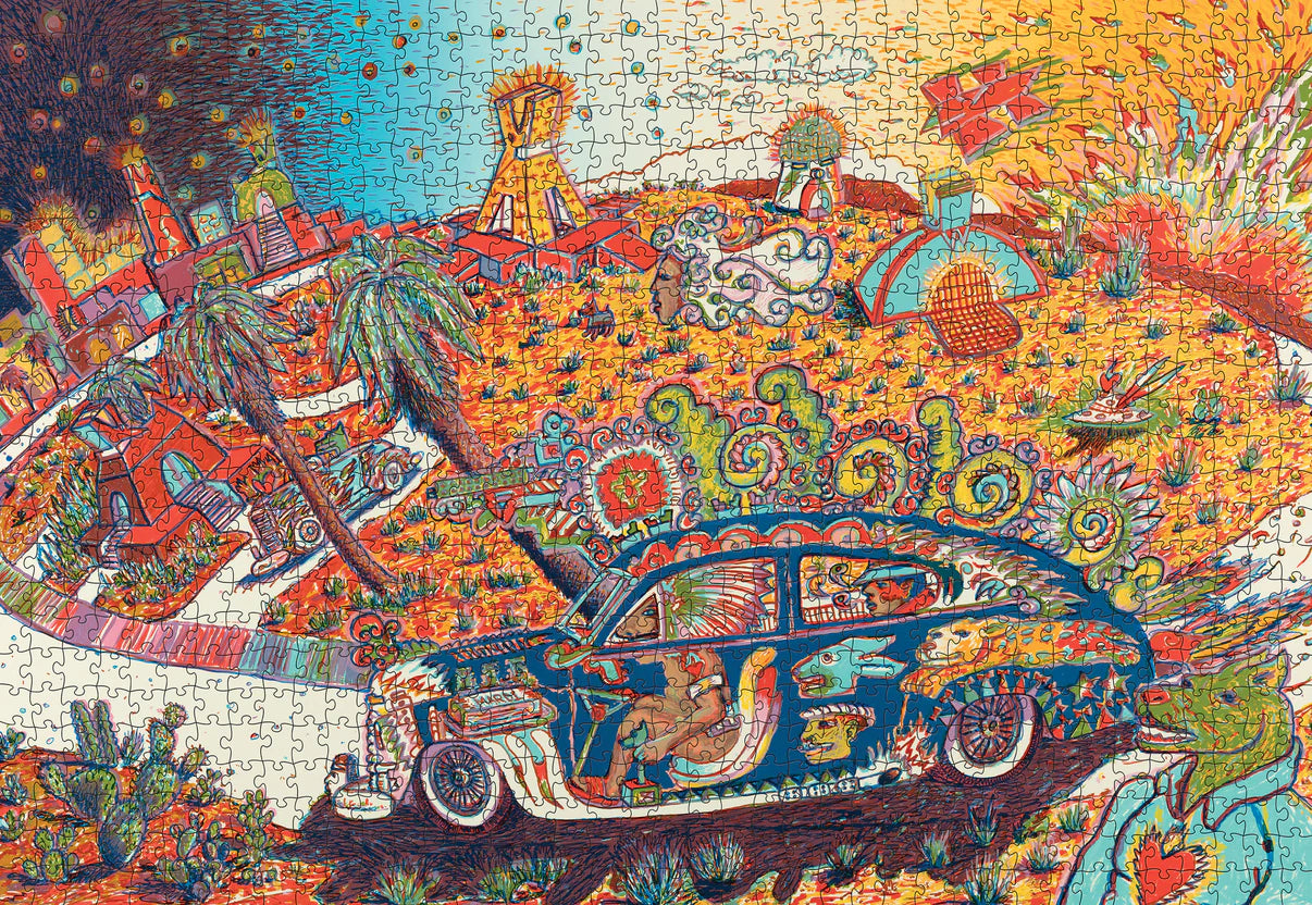 Pomegranate, Gilbert “Magu” Luján: Cruising Turtle Island 1000-Piece Jigsaw Puzzle