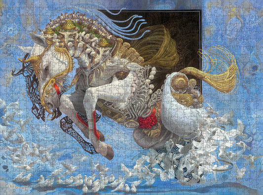 Pomegranate, Heidi Taillefer: Silkworm 1000-Piece Jigsaw Puzzle