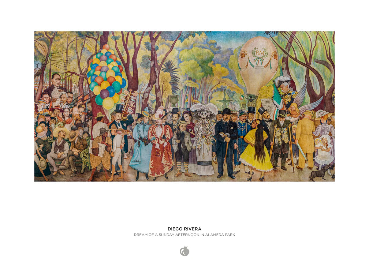 Pomegranate, Diego Rivera: Dream of a Sunday Afternoon in Alameda Park 1000-Piece Jigsaw Puzzle