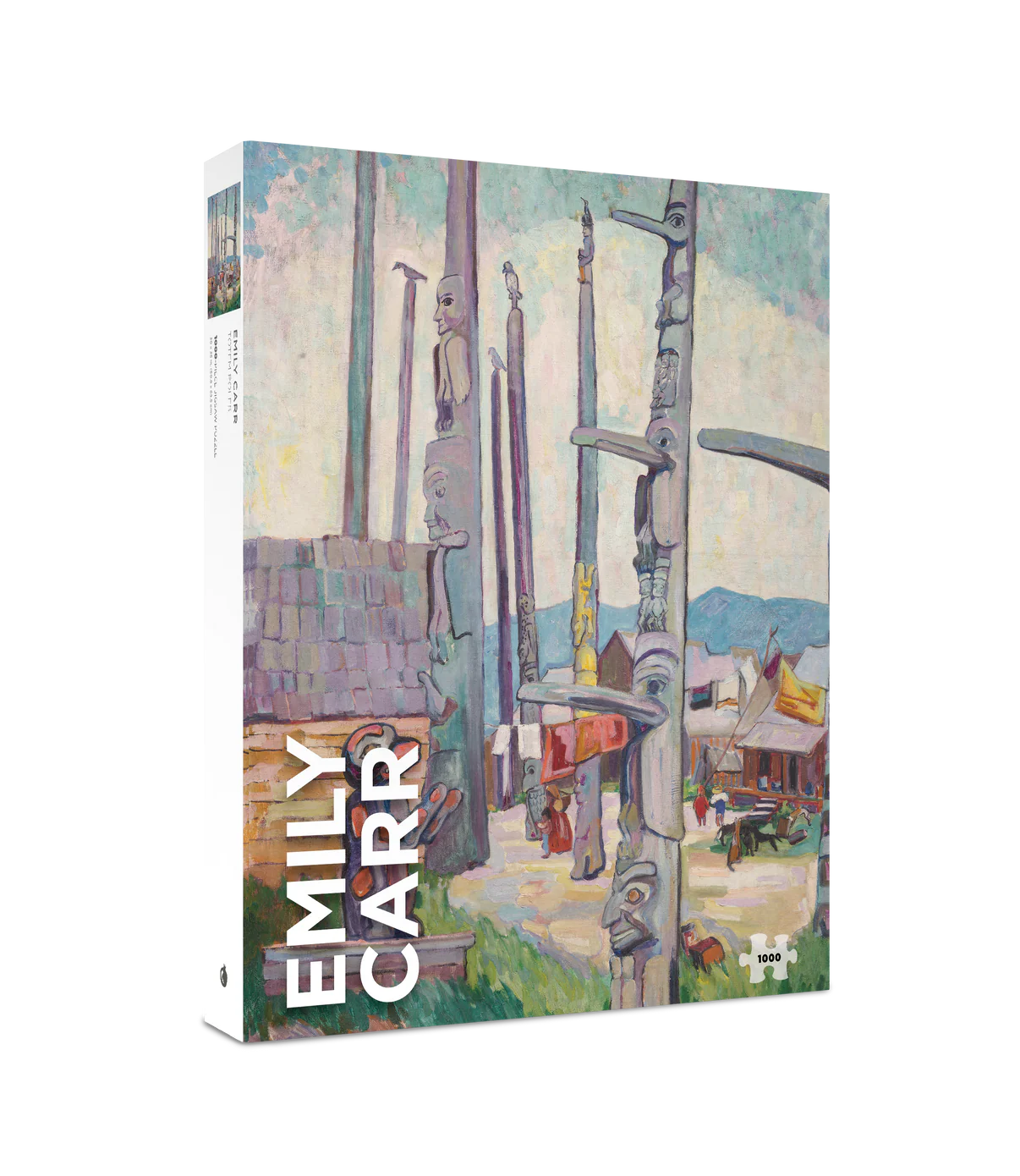 Pomegranate, Emily Carr: Totem Poles 1000-Piece Jigsaw Puzzle