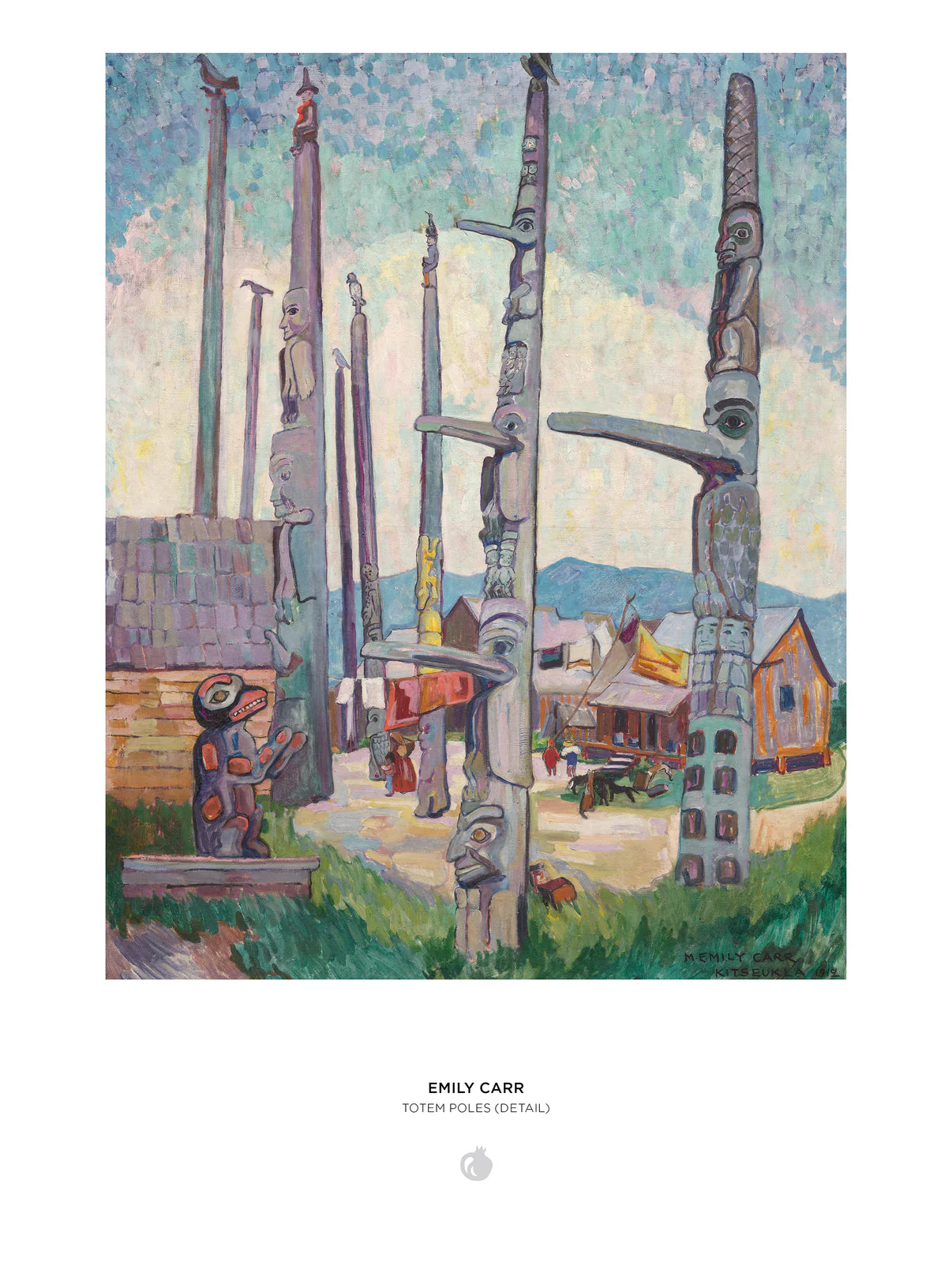 Pomegranate, Emily Carr: Totem Poles 1000-Piece Jigsaw Puzzle