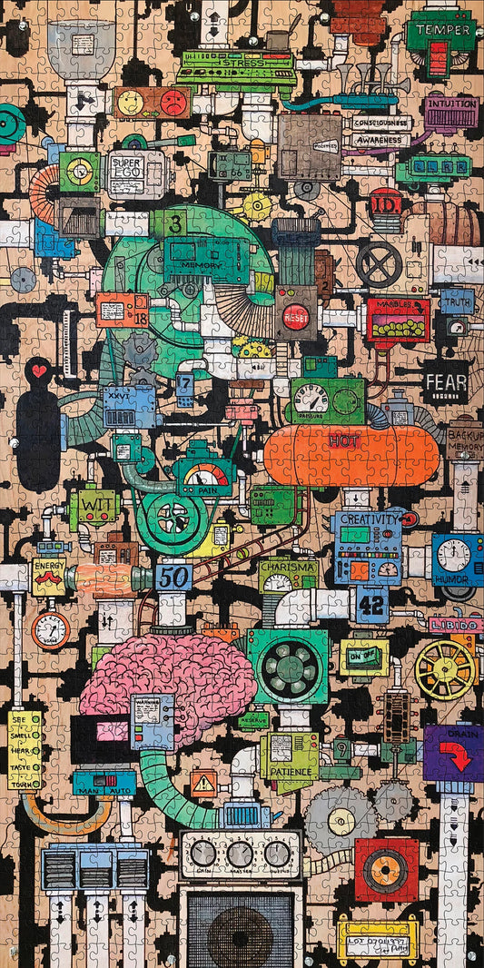 Pomegranate, Jonathan Petley: Self Machine 1000-Piece Jigsaw Puzzle