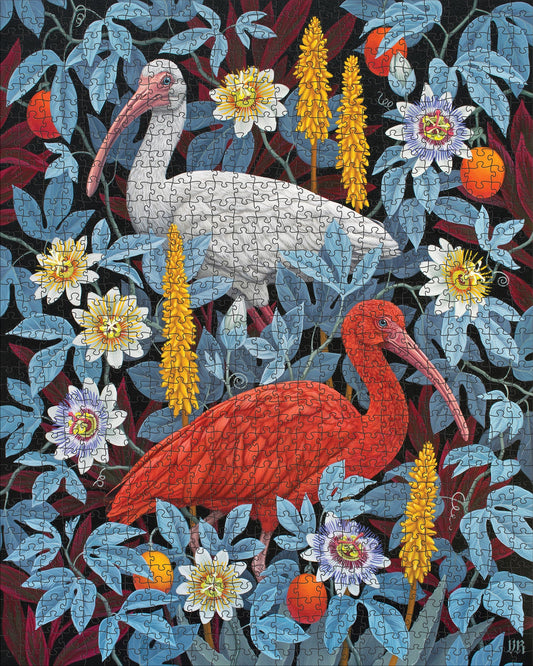 Pomegranate, Vasilisa Romanenko: Ibises 1000-Piece Jigsaw Puzzle