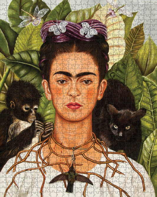 Pomegranate, Frida Kahlo: Self-Portrait with Thorn Necklace and Hummingbird 1000-Piece Jigsaw Puzzle
