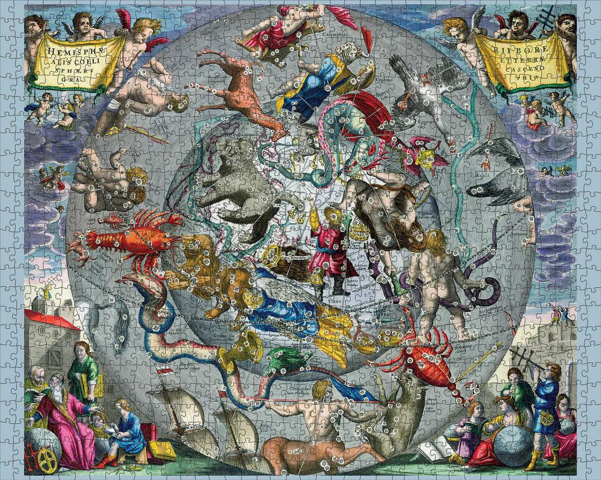 Pomegranate, Andreas Cellarius: Celestial Atlas 1000-Piece Jigsaw Puzzle