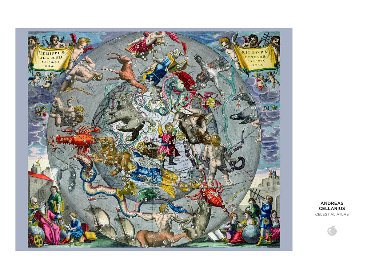 Pomegranate, Andreas Cellarius: Celestial Atlas 1000-Piece Jigsaw Puzzle