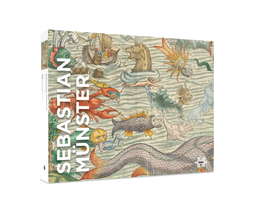 Pomegranate, Sebastian Münster: Sea Monsters 1000-Piece Jigsaw Puzzle