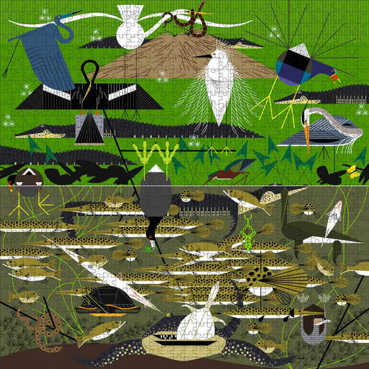 Pomegranate, Charley Harper: The Everglades 1000-Piece Jigsaw Puzzle