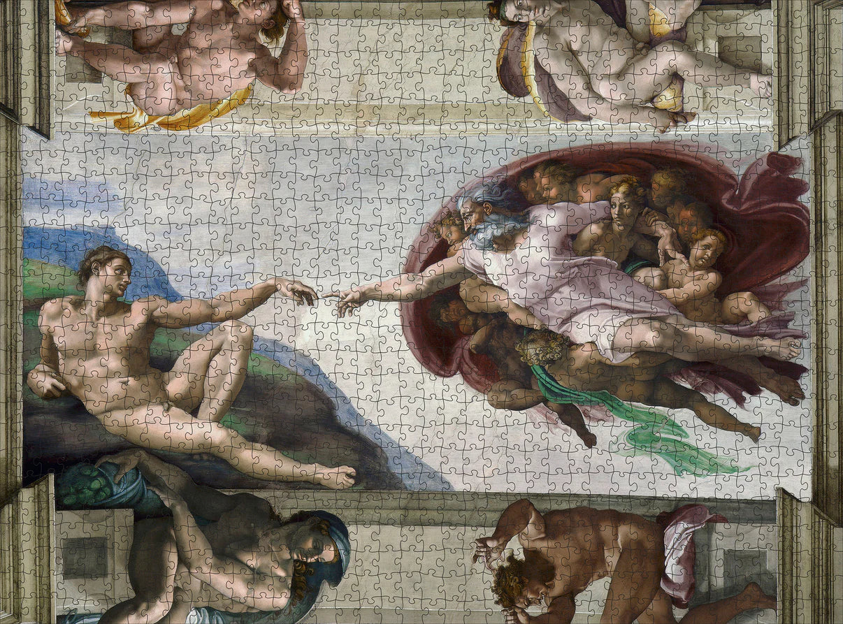 Pomegranate, Michelangelo: The Creation of Adam 1000-Piece Jigsaw Puzzle
