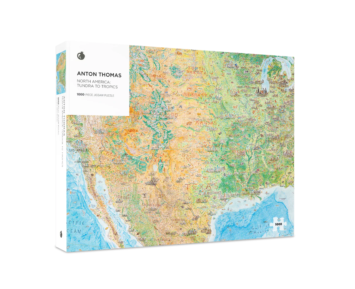 Pomegranate, Anton Thomas: North America: Tundra to Tropics 1000-Piece Jigsaw Puzzle