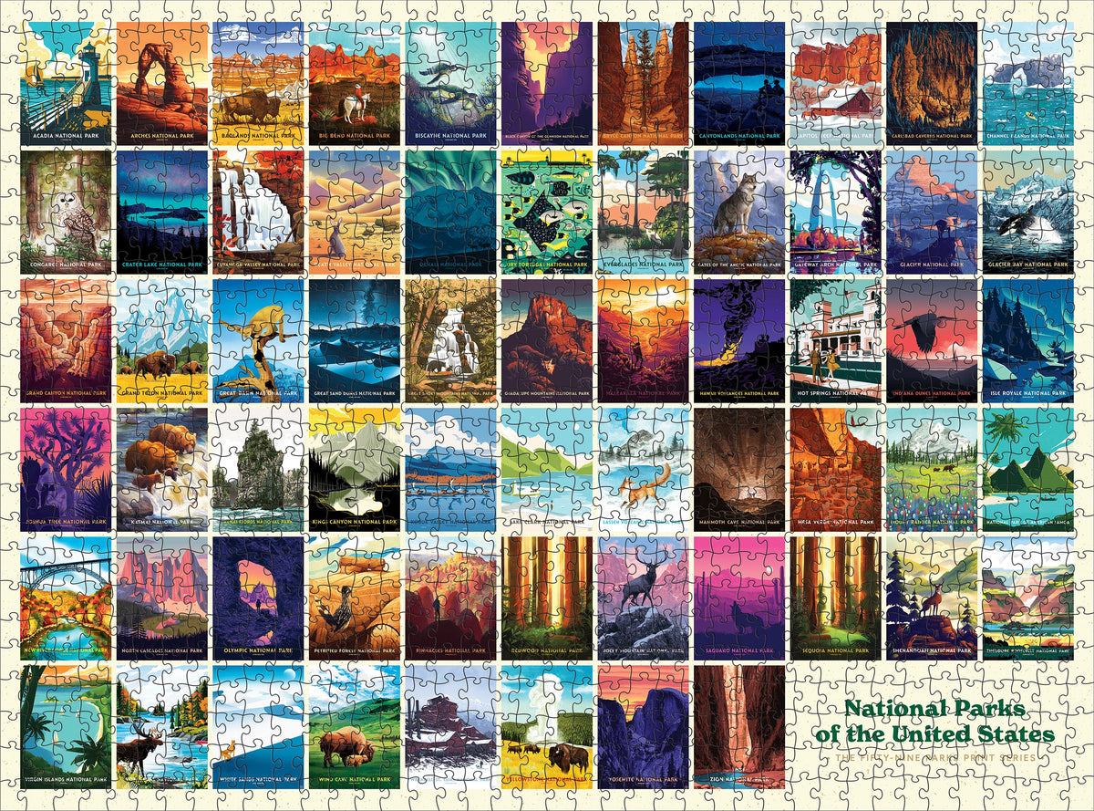 Pomegranate, National Parks 1000-Piece Jigsaw Puzzle