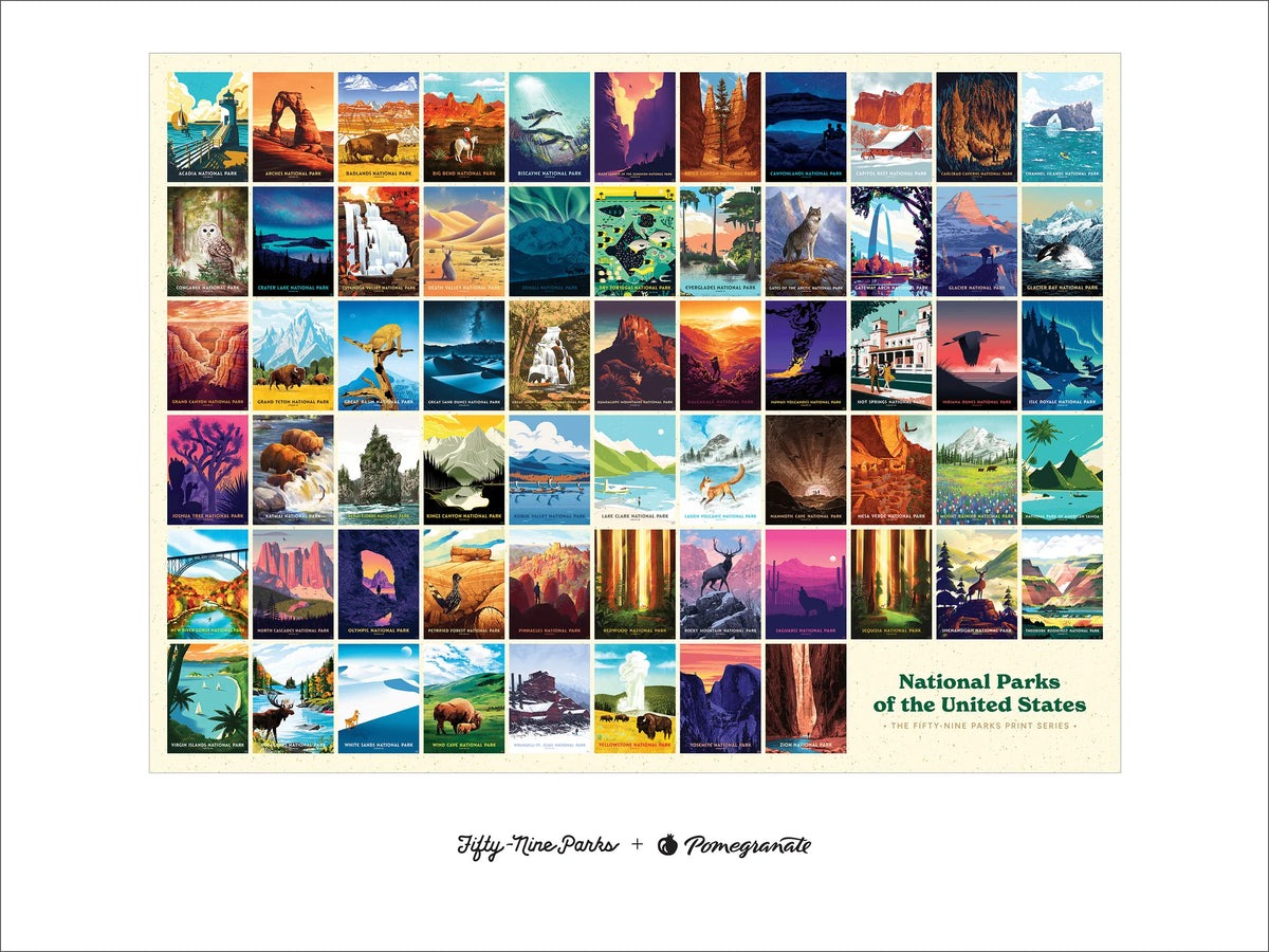 Pomegranate, National Parks 1000-Piece Jigsaw Puzzle