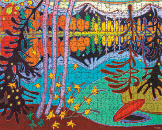 Pomegranate, Darlene Kulig: End of Canoe Ride 1000-Piece Jigsaw Puzzle