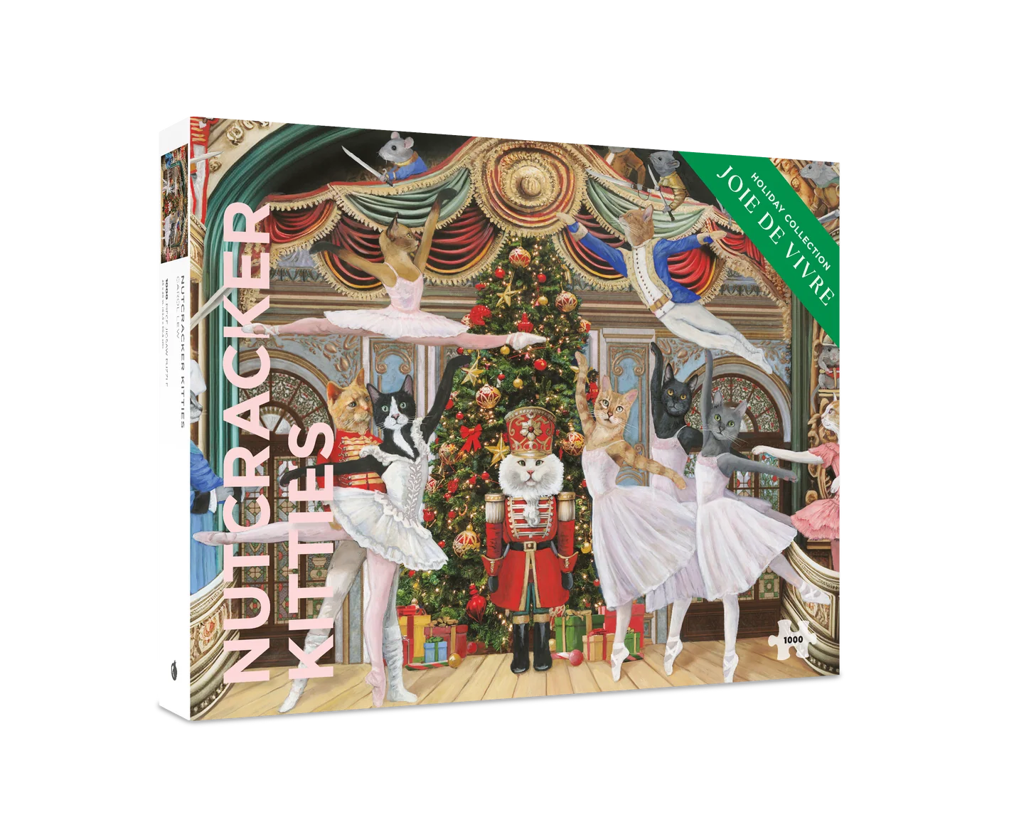 Pomegranate, Carol Lew: Nutcracker Kitties 1000-Piece Jigsaw Puzzle