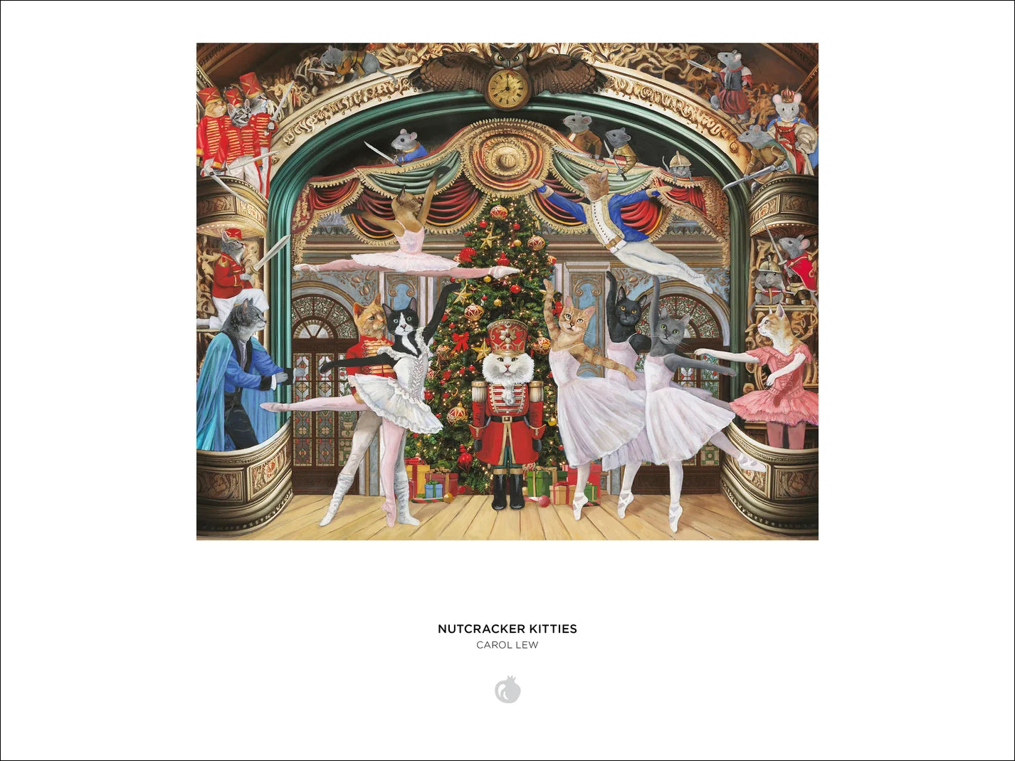 Pomegranate, Carol Lew: Nutcracker Kitties 1000-Piece Jigsaw Puzzle