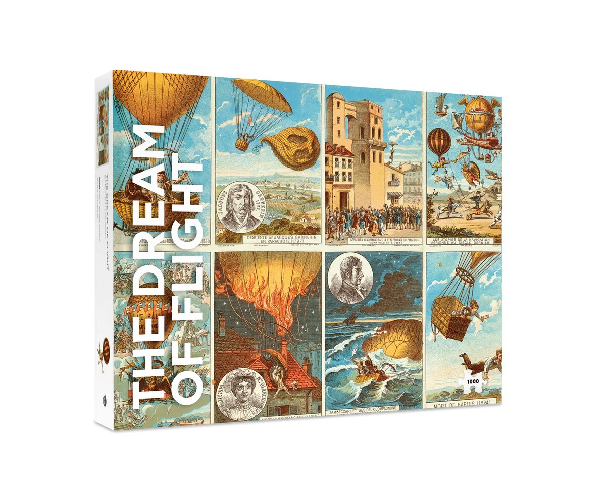 Pomegranate, The Dream of Flight: Early Ballooning 1000-Piece Jigsaw Puzzle