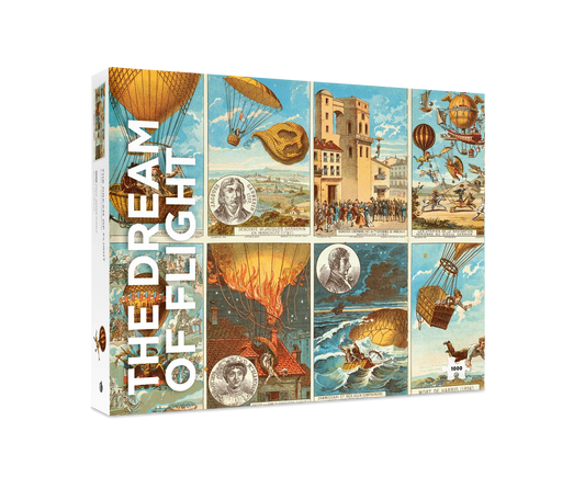 Pomegranate, The Dream of Flight: Early Ballooning 1000-Piece Jigsaw Puzzle