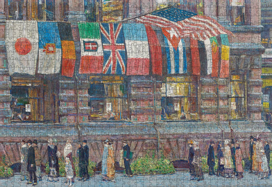 Pomegranate, Childe Hassam: Allied Flags 1000-Piece Jigsaw Puzzle