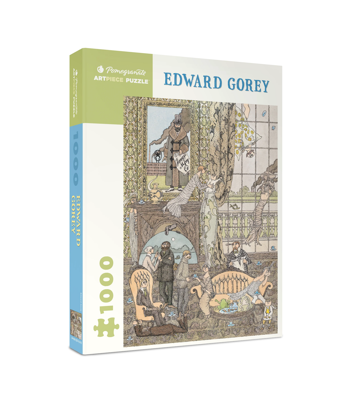 Pomegranate, Edward Gorey: Frawgge Mfrg. Co. 1000-piece Jigsaw Puzzle