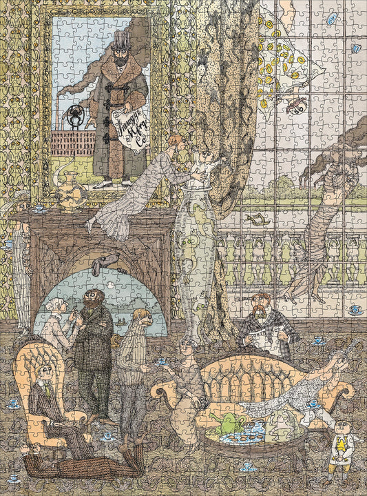 Pomegranate, Edward Gorey: Frawgge Mfrg. Co. 1000-piece Jigsaw Puzzle