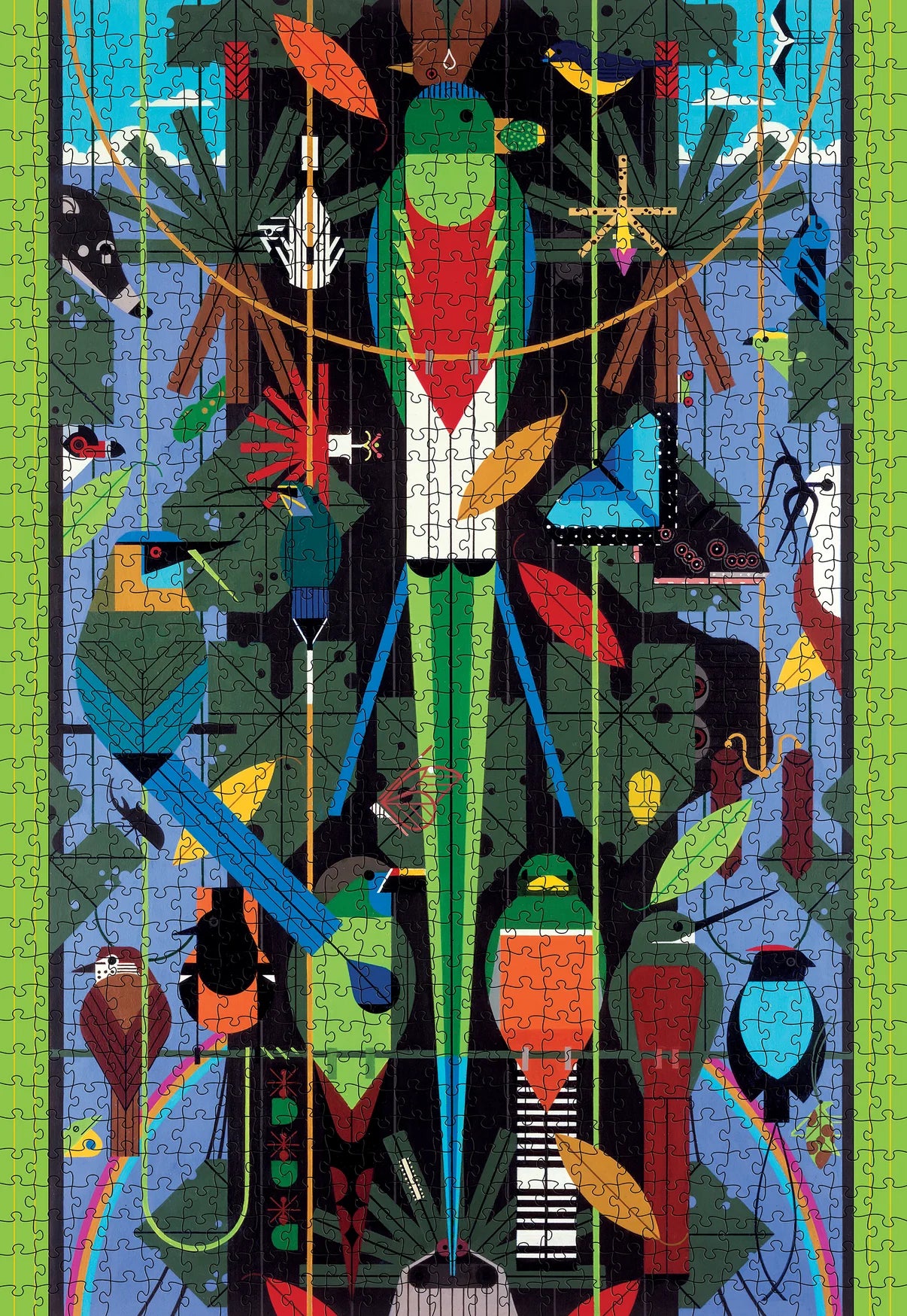Pomegranate, Charley Harper: Monteverde 1000-Piece Jigsaw Puzzle