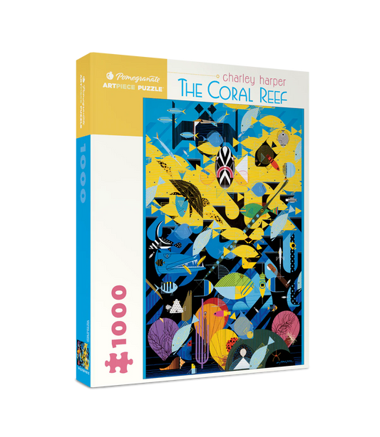 Pomegranate, Charley Harper: The Coral Reef 1000-Piece Jigsaw Puzzle