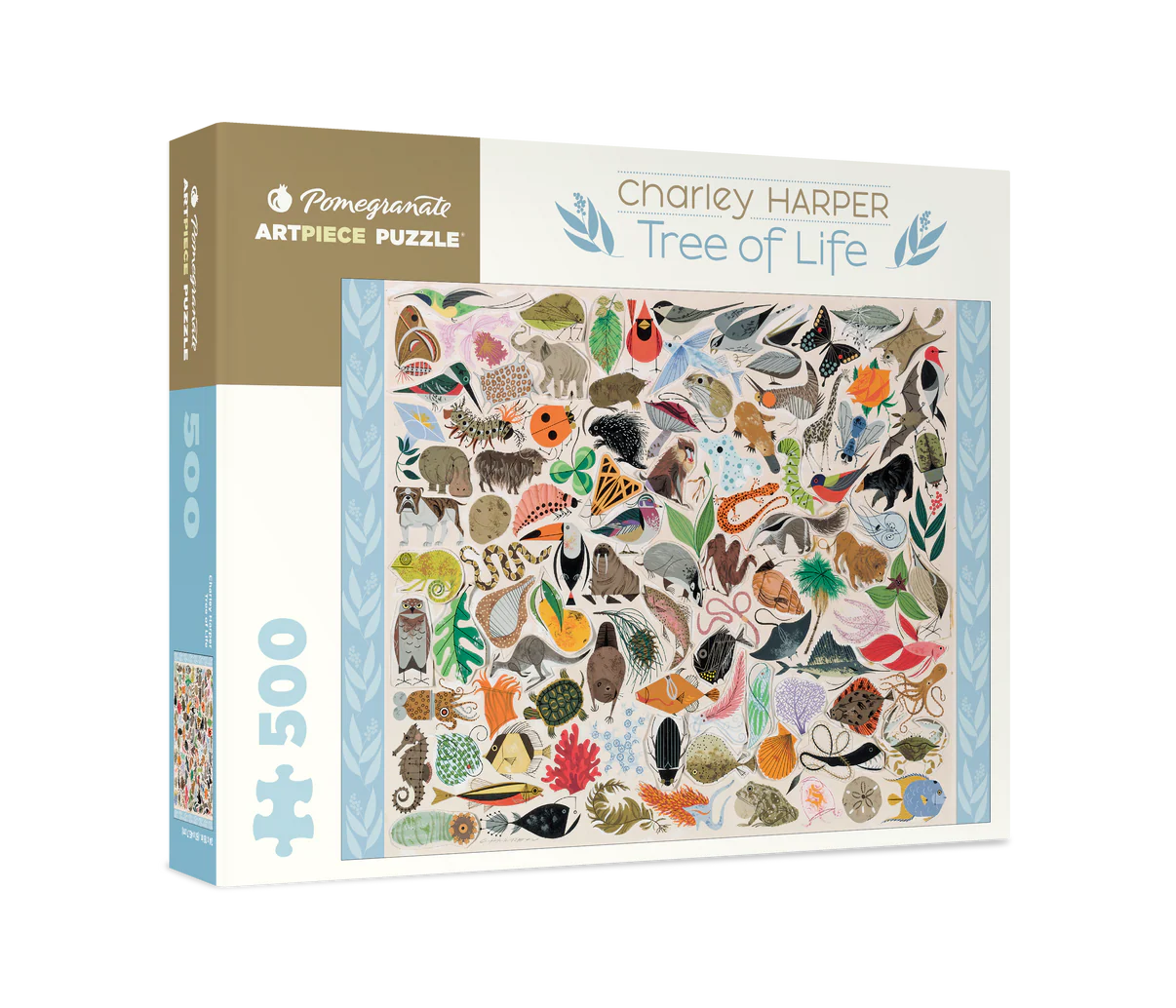 Pomegranate, Charley Harper: Tree of Life 500-piece Jigsaw Puzzle