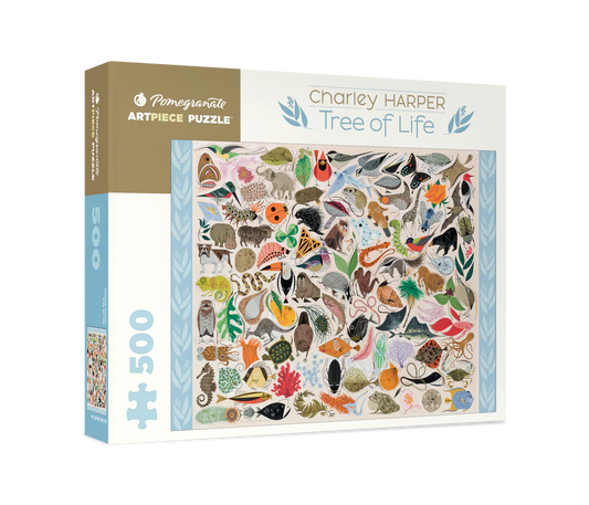 Pomegranate, Charley Harper: Tree of Life 500-piece Jigsaw Puzzle