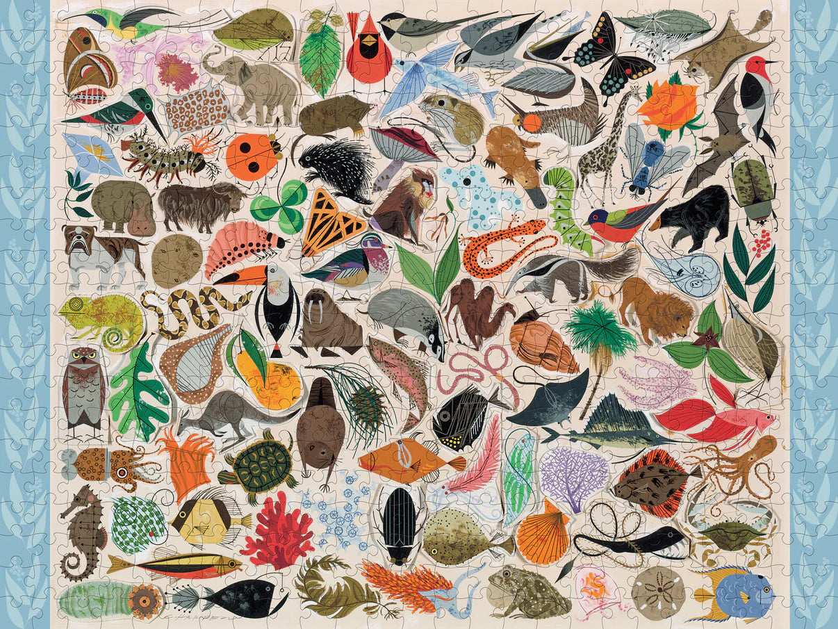 Pomegranate, Charley Harper: Tree of Life 500-piece Jigsaw Puzzle