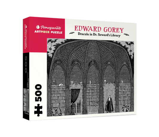 Pomegranate, Edward Gorey: Dracula in Dr. Seward's Library 500-piece Jigsaw Puzzle