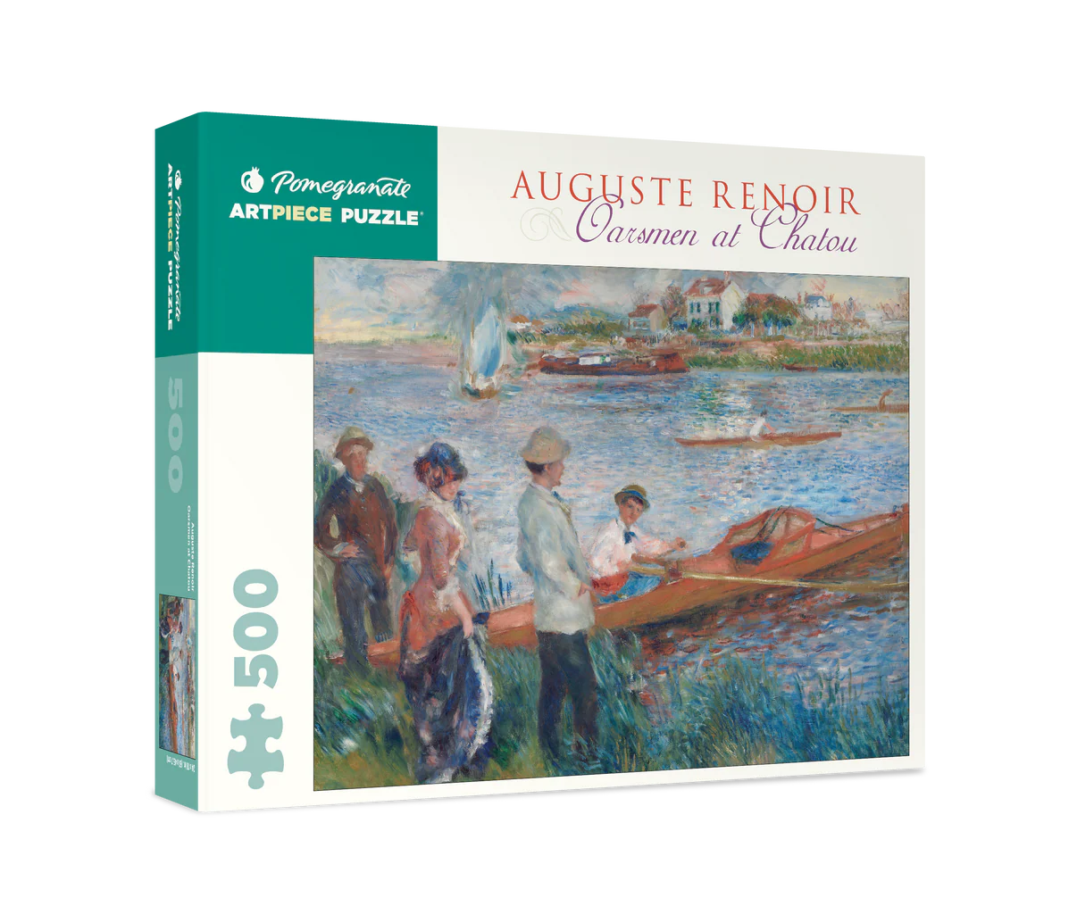 Pomegranate, Auguste Renoir: Oarsmen at Chatou 500-piece Jigsaw Puzzle
