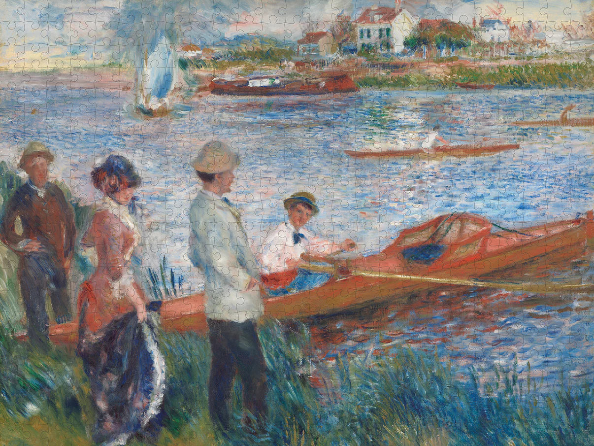 Pomegranate, Auguste Renoir: Oarsmen at Chatou 500-piece Jigsaw Puzzle