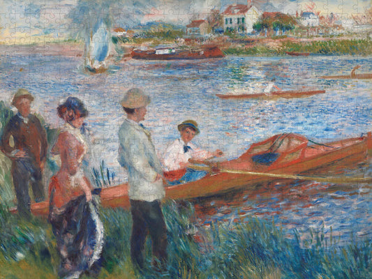 Pomegranate, Auguste Renoir: Oarsmen at Chatou 500-piece Jigsaw Puzzle