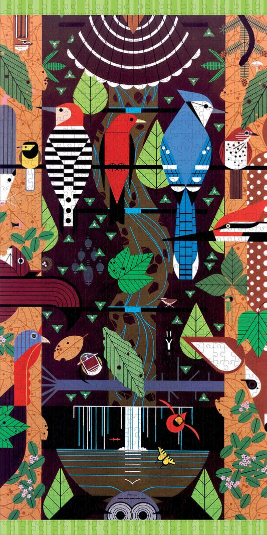 Pomegranate, Charley Harper: Birducopia 1000-piece Jigsaw Puzzle